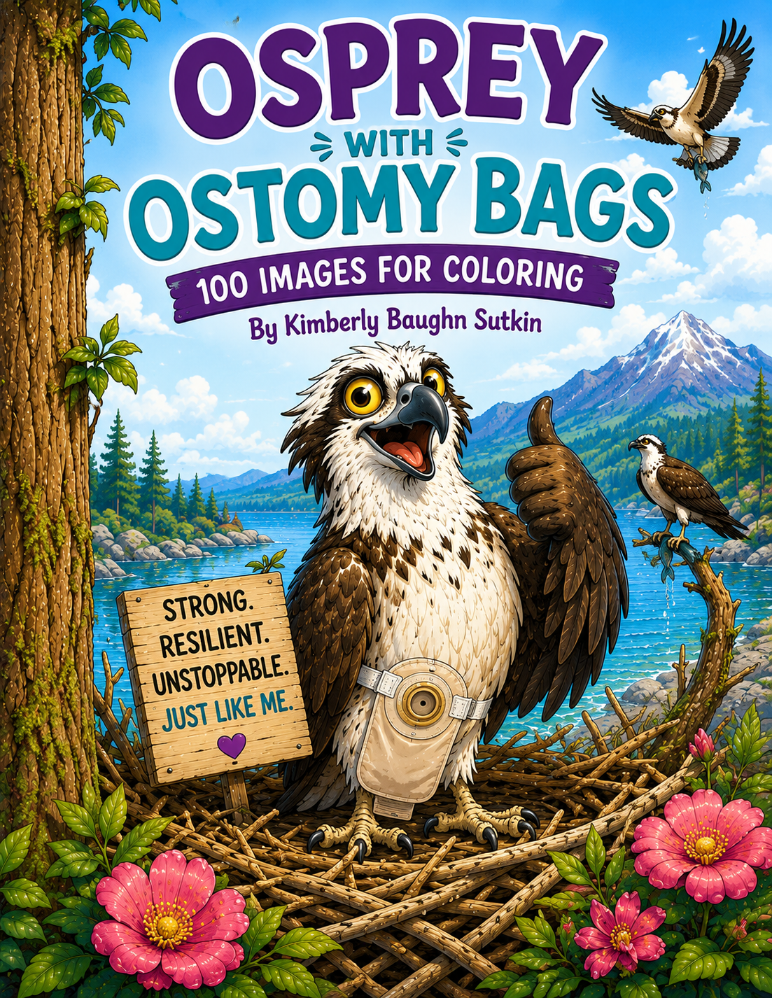 Osprey with Ostomy Bags